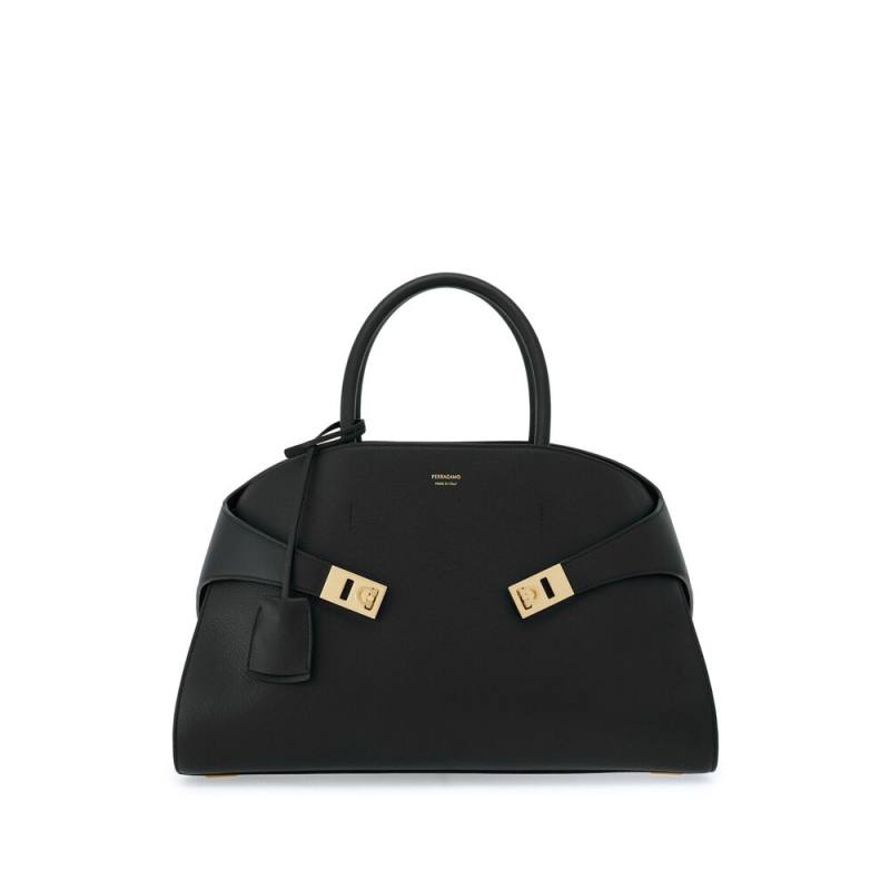 Ferragamo Hug Leather Tote Bag