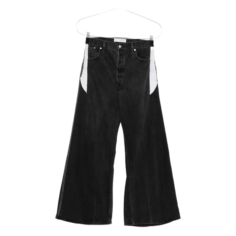 E. l.v. Denim Panelled-embellished Jeans