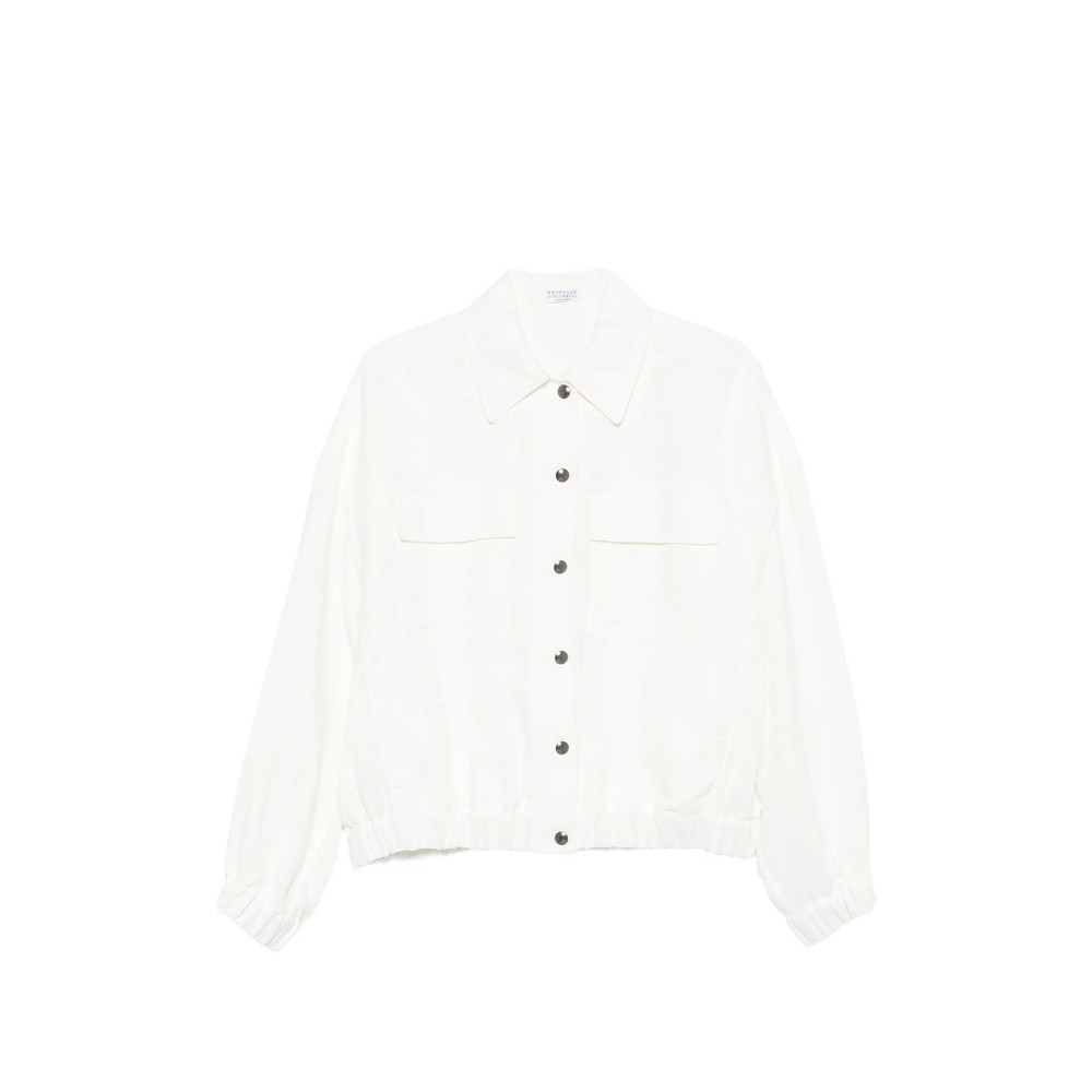 Brunello Cucinelli Button-up Bomber Jacket
