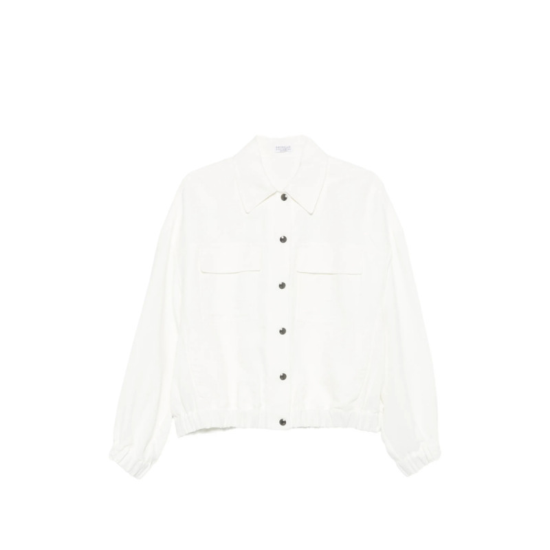Brunello Cucinelli Button-up Bomber Jacket