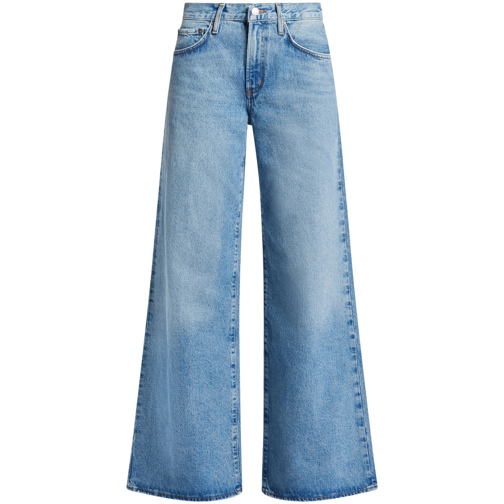 Agolde Mid-rise Wide-leg Jeans