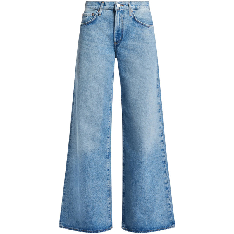 Agolde Mid-rise Wide-leg Jeans