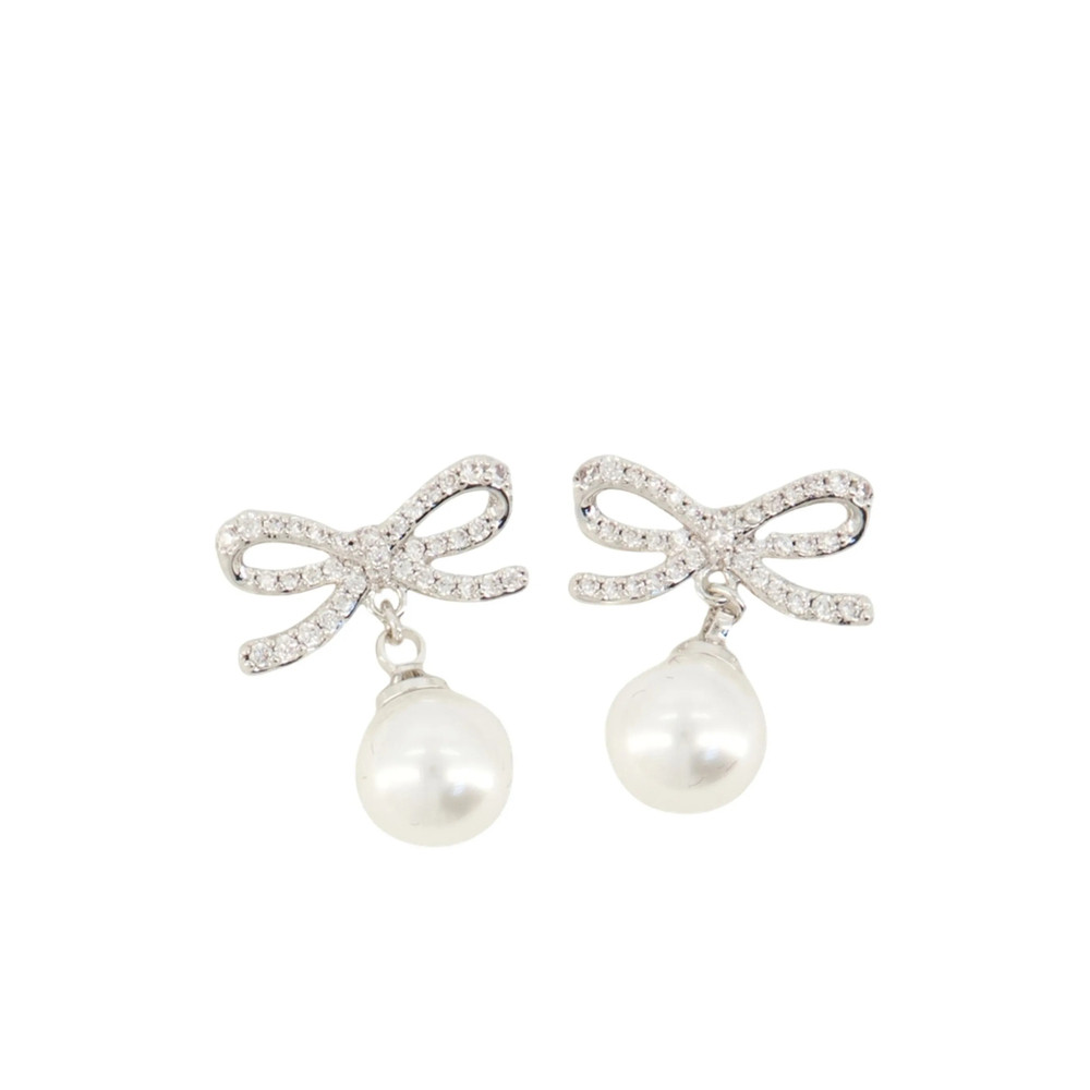 Self-portrait Bow-detail Earrings