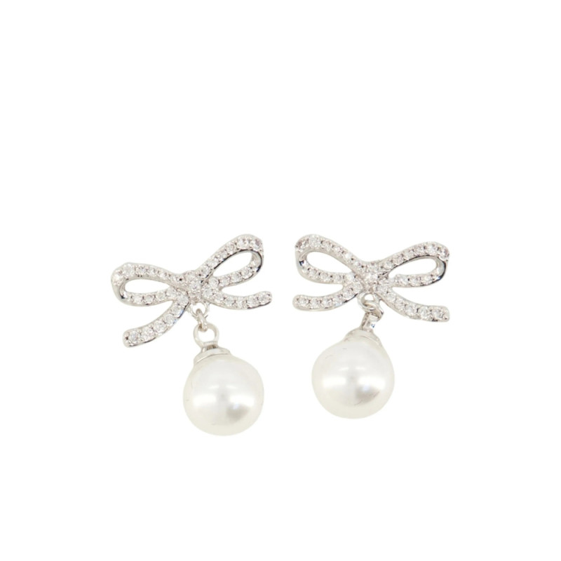 Self-portrait Bow-detail Earrings