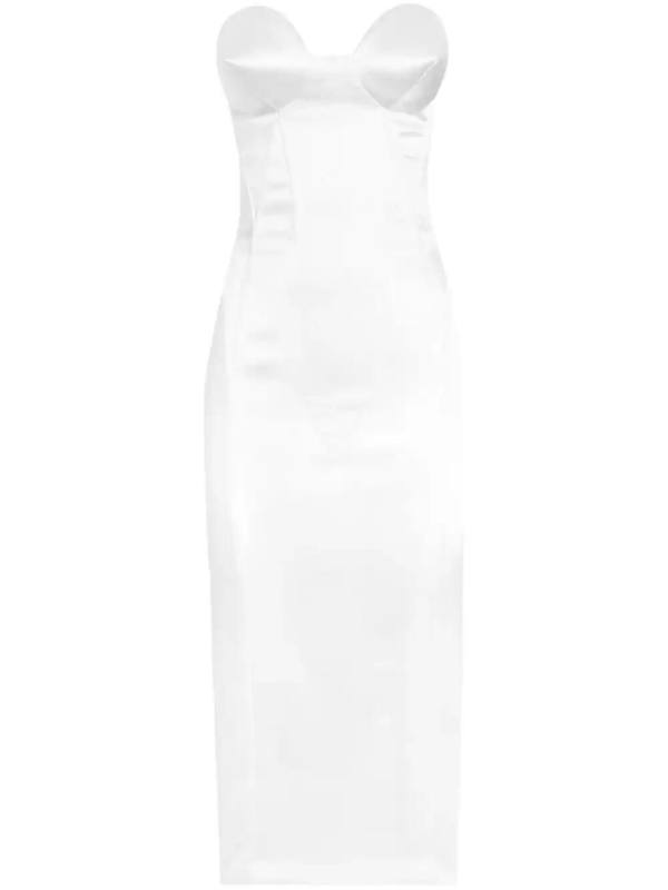 bustier midi dress