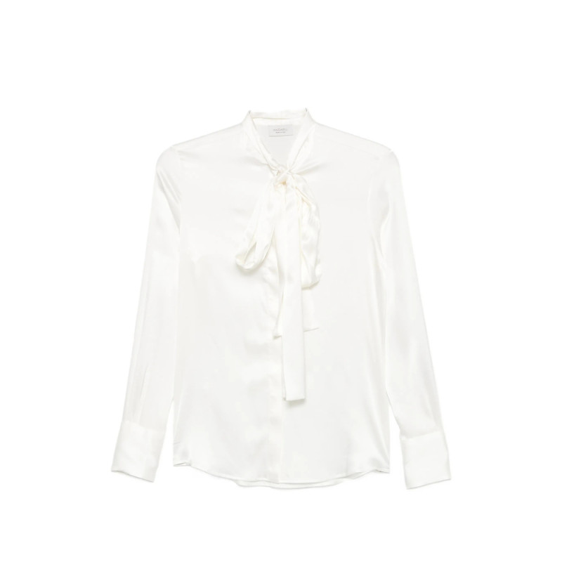 Mazzarelli Pussy-bow Silk Blouse