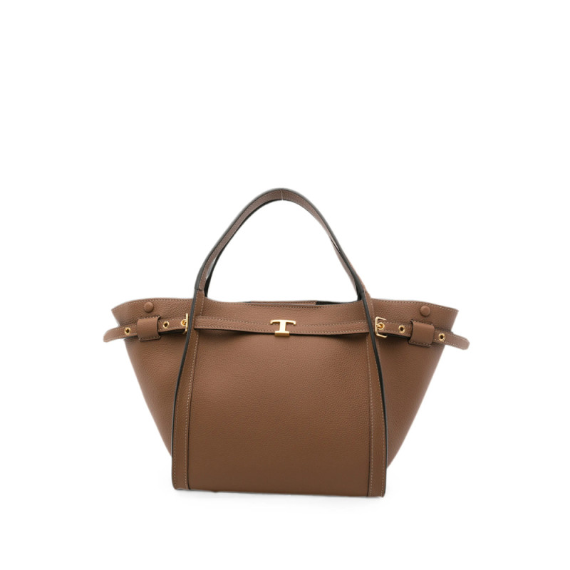 Tod's Small T Signature Leather Tote Bag