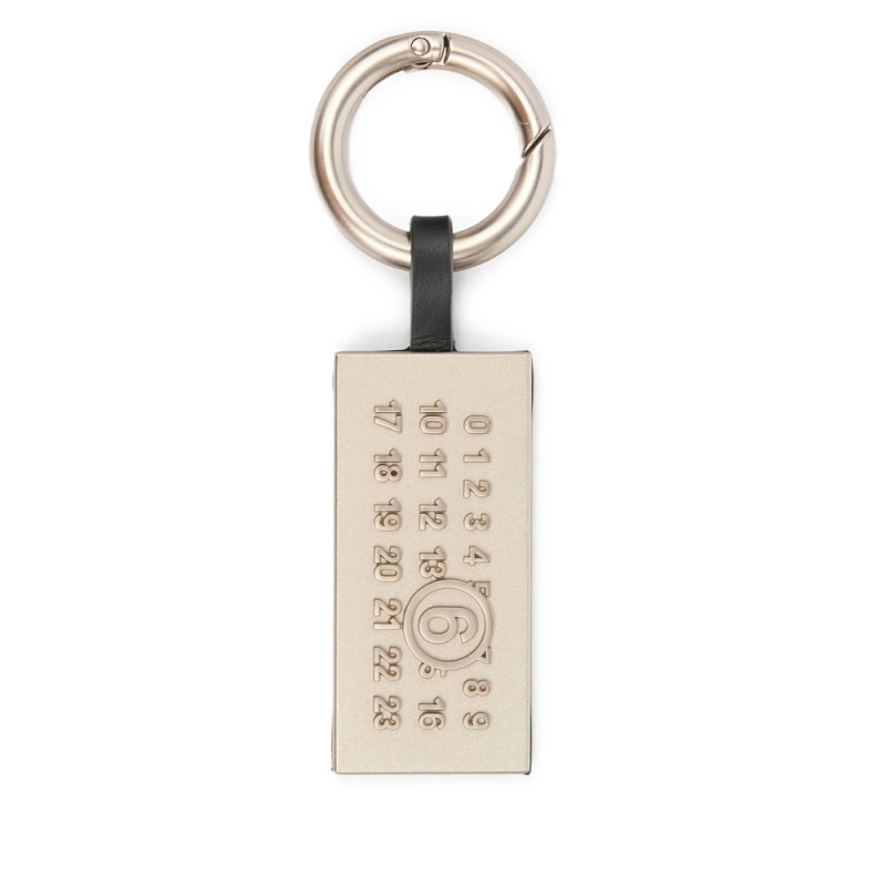 Mm6 Maison Margiela Stitched-leather Key Ring