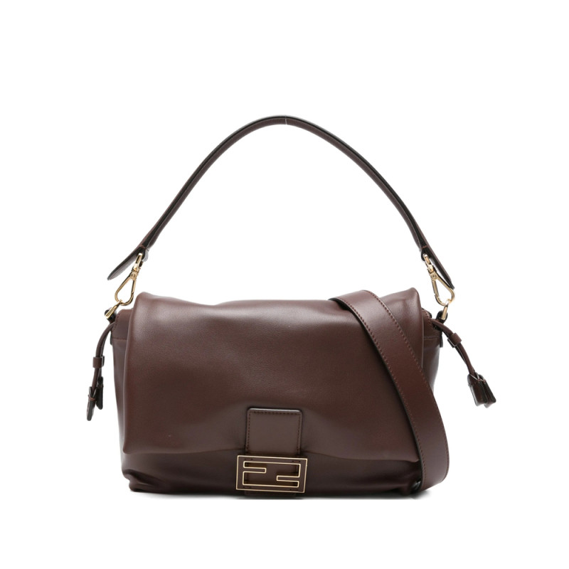 Fendi Medium Mamma Baguette Leather Tote Bag