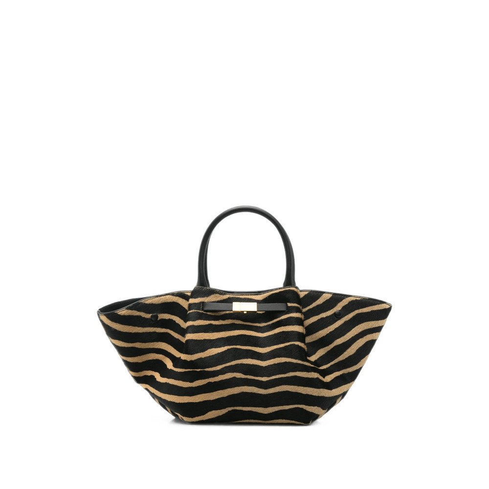 Demellier Midi New York Zebra-effect Tote Bag