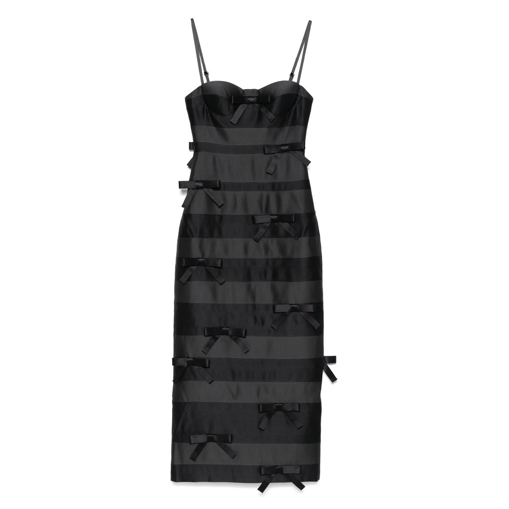 Markgong Bow-detailing Dress