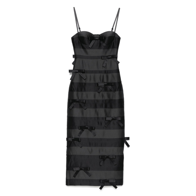 Markgong Bow-detailing Dress
