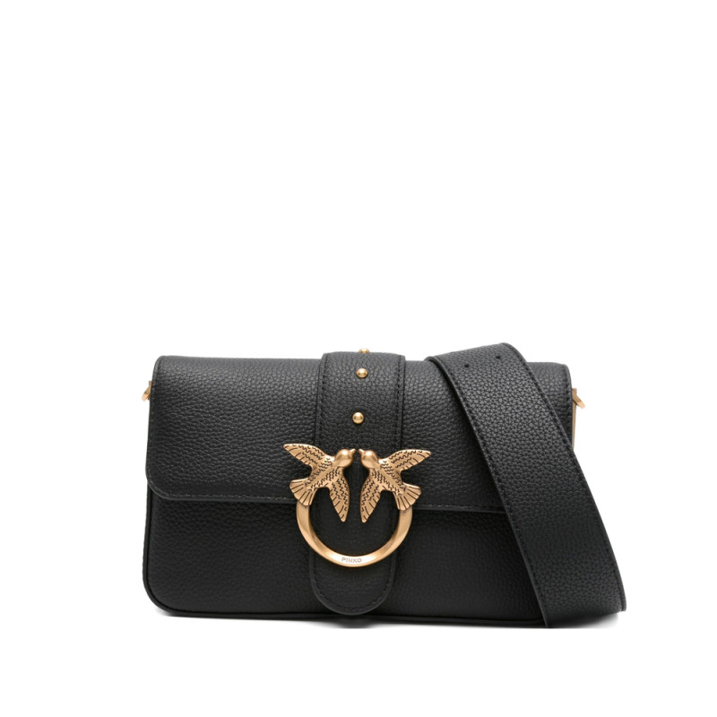 Pinko Mini Love Flap Shoulder Bag