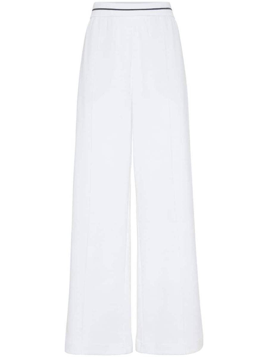 wide leg track pants