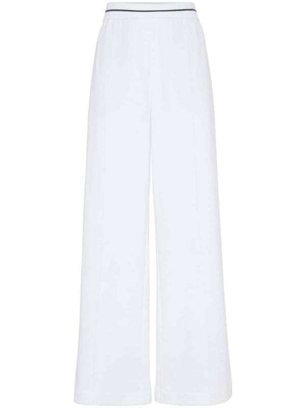 wide leg track pants