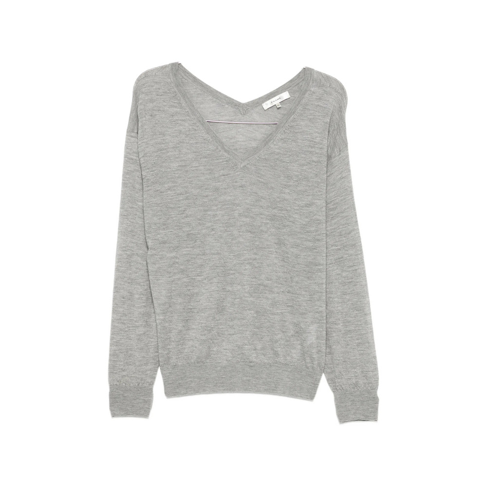 Frame The Crinkle V-neck Sweater