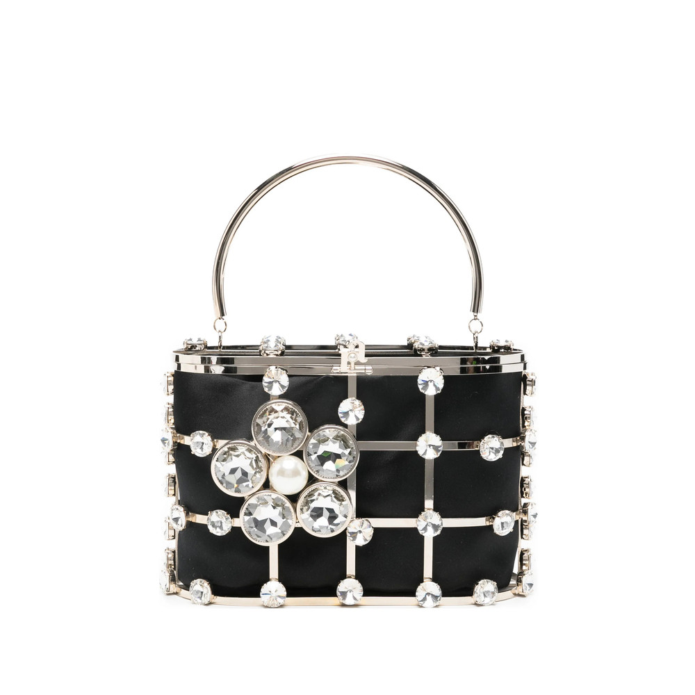 Rosantica Mini Holli Crystal Embellished Top Handle Tote Bag