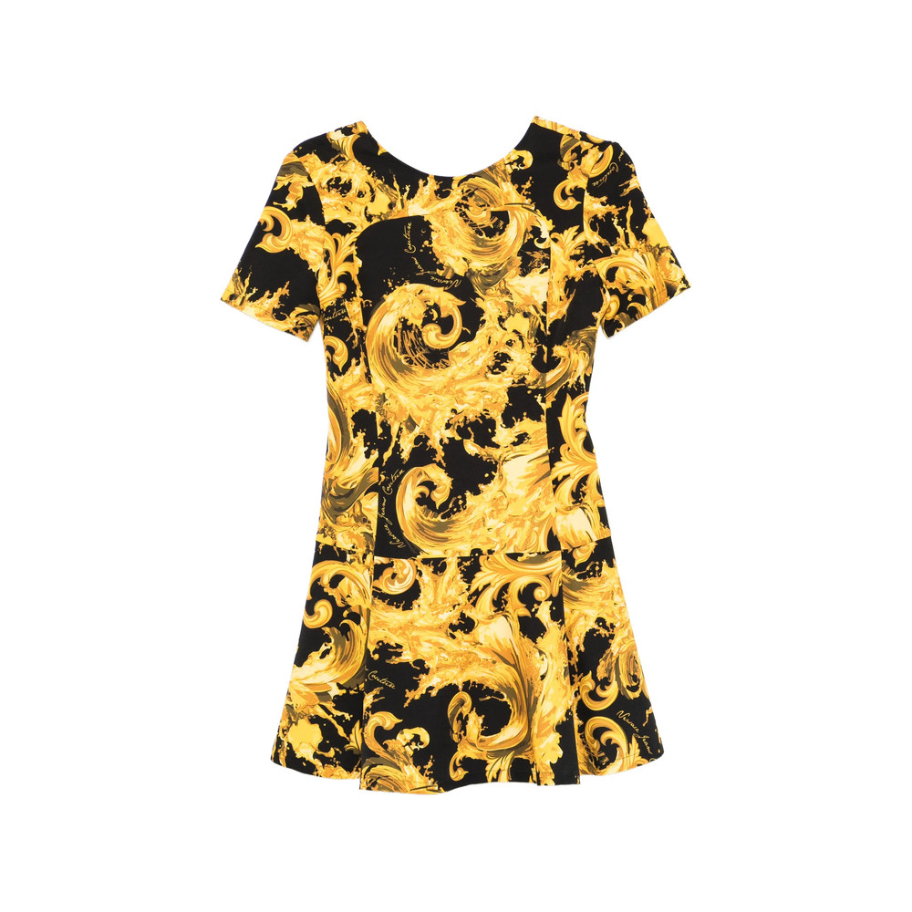 Versace Jeans Couture Baroque Print Mini Dress
