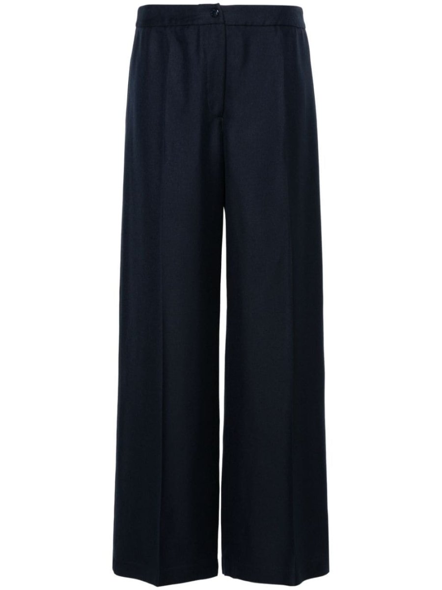 twill palazzo trousers