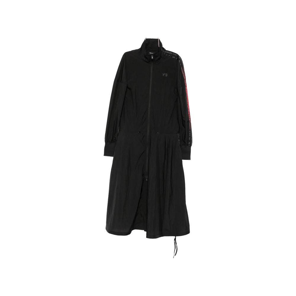 Y-3 Logo-print Zip-fastening Midi Dress