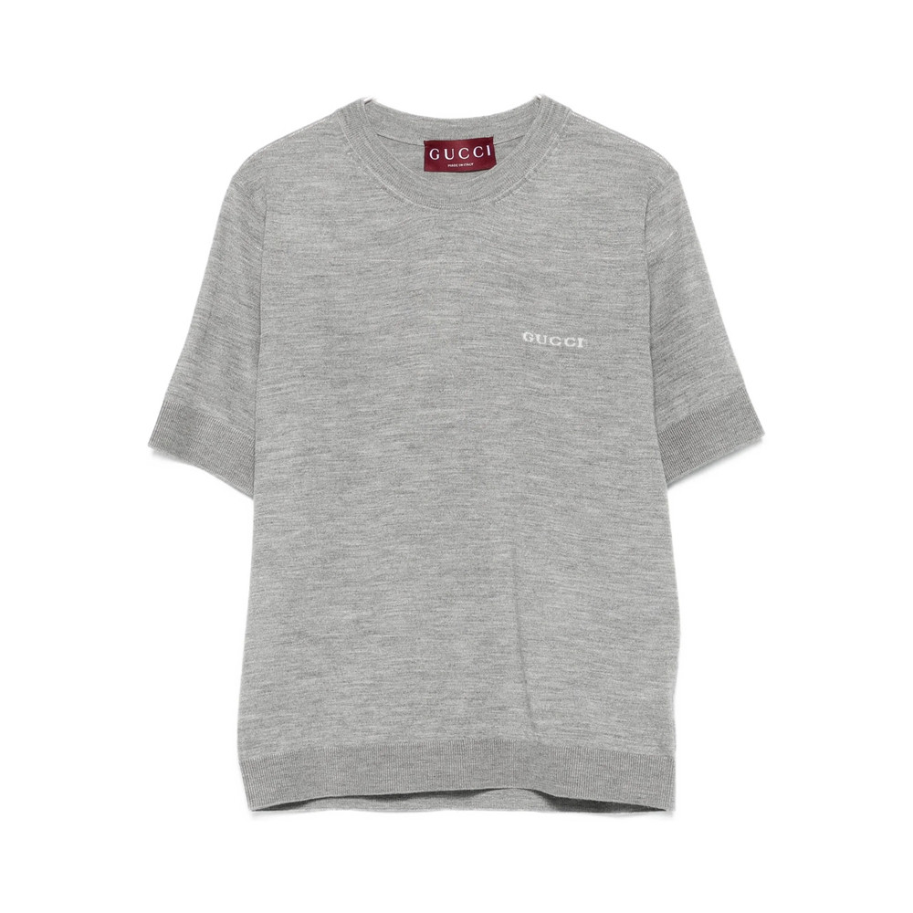 Gucci Logo-embroidered Short-sleeve T-shirt