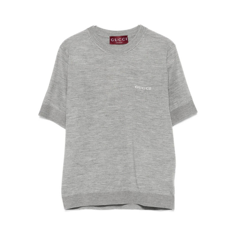 Gucci Logo-embroidered Short-sleeve T-shirt