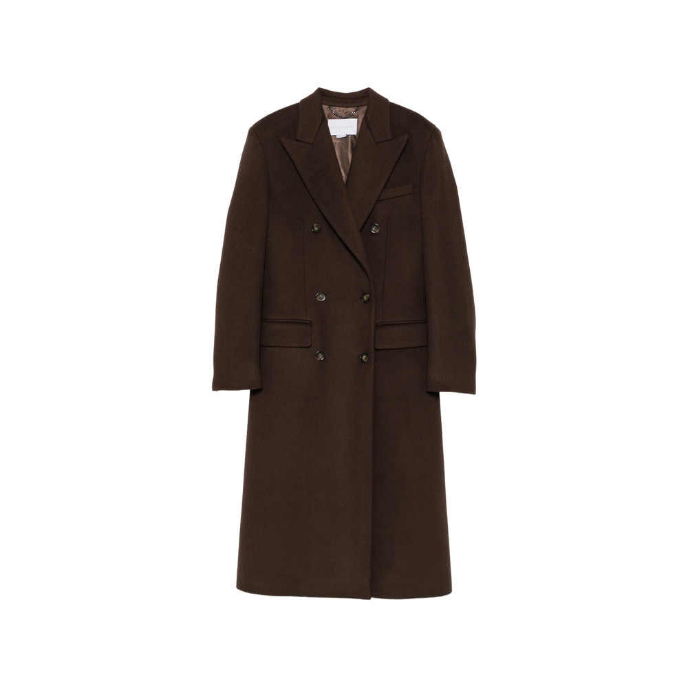 Stella Mccartney Double-breasted Peaked-lapel Coat
