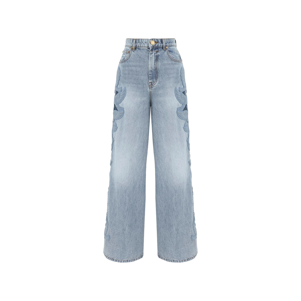 Zimmermann Alchemy Applique Cut-out Embroidered Jeans