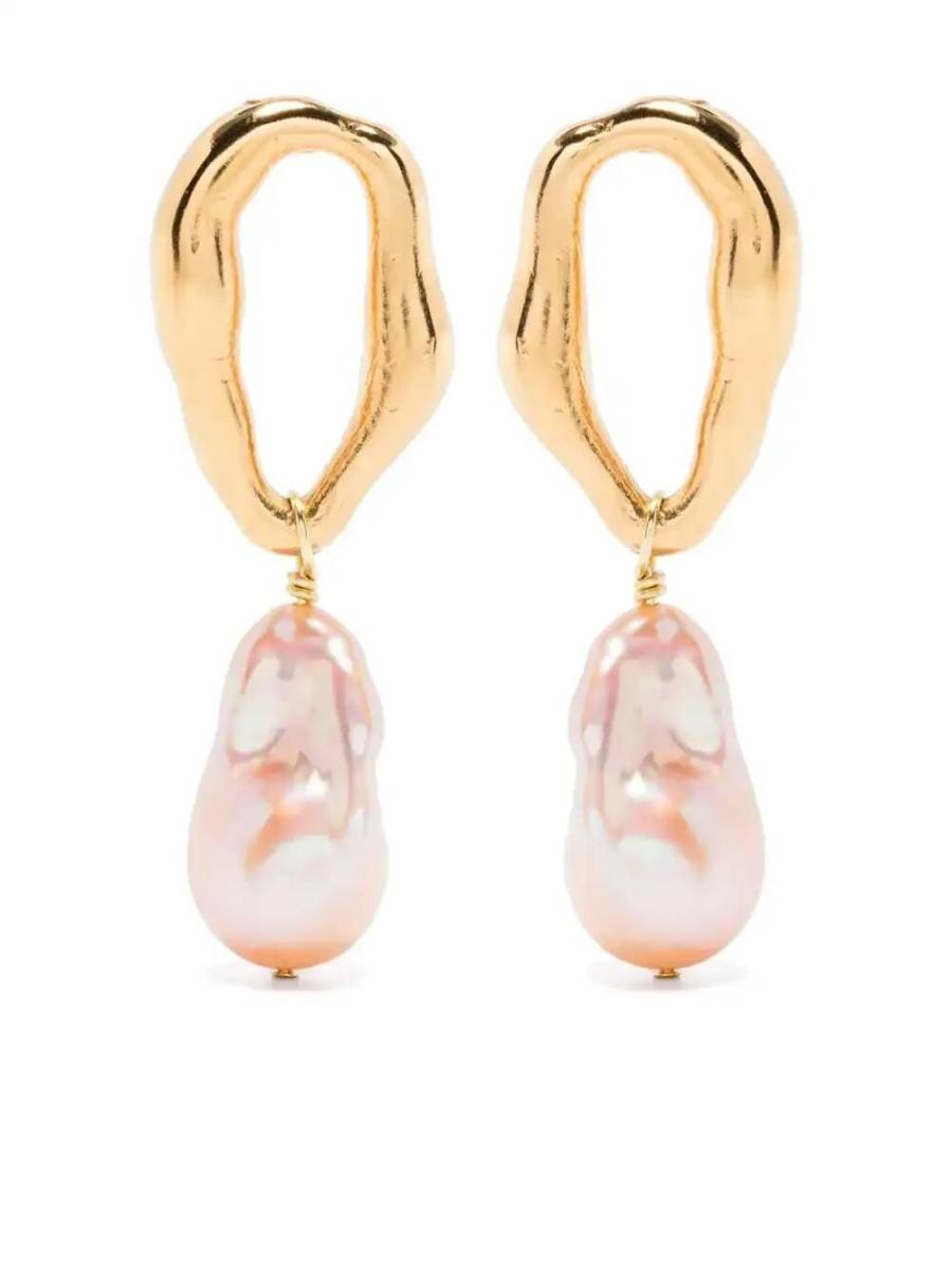 pearl drop earrings