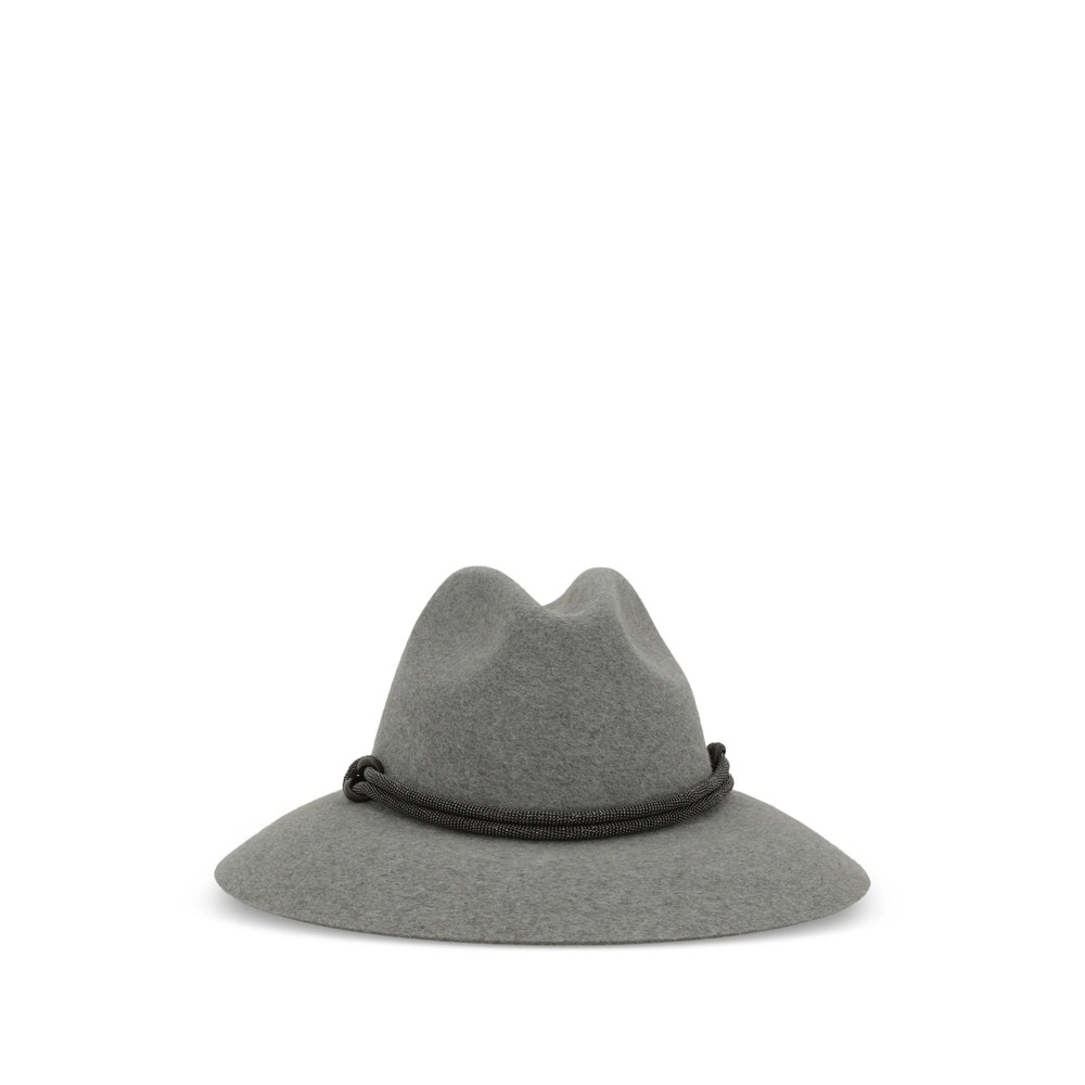 Brunello Cucinelli Monili-detail Fedora Hat