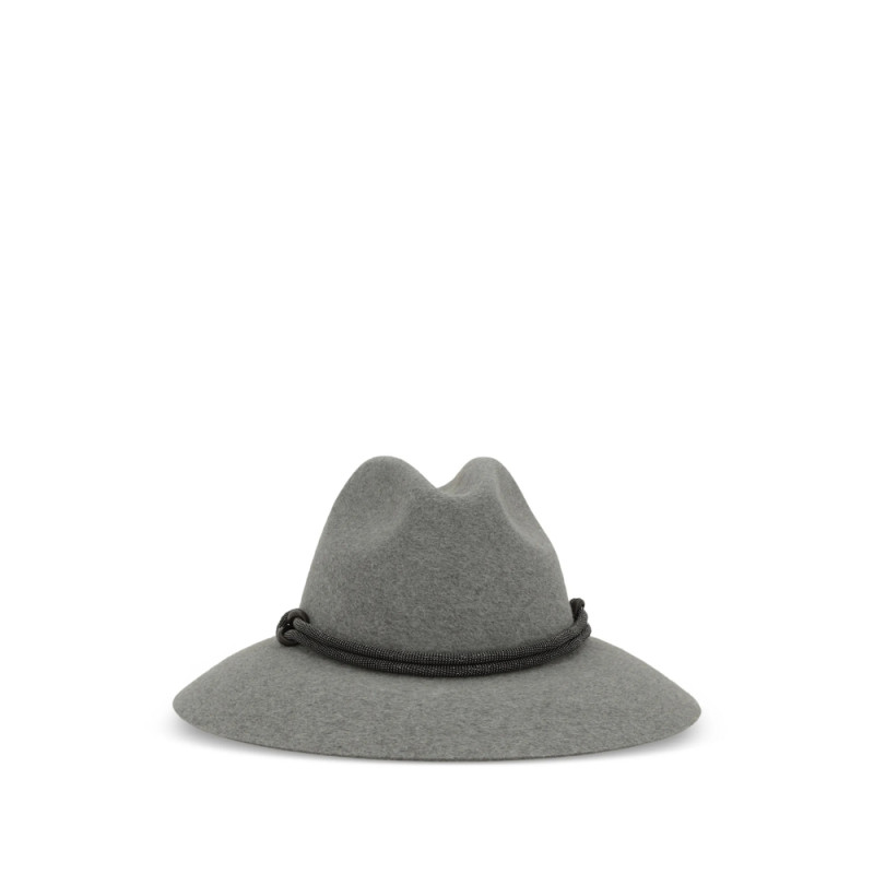 Brunello Cucinelli Monili-detail Fedora Hat