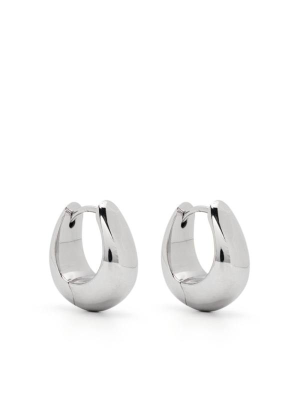 Ice hoop earrings