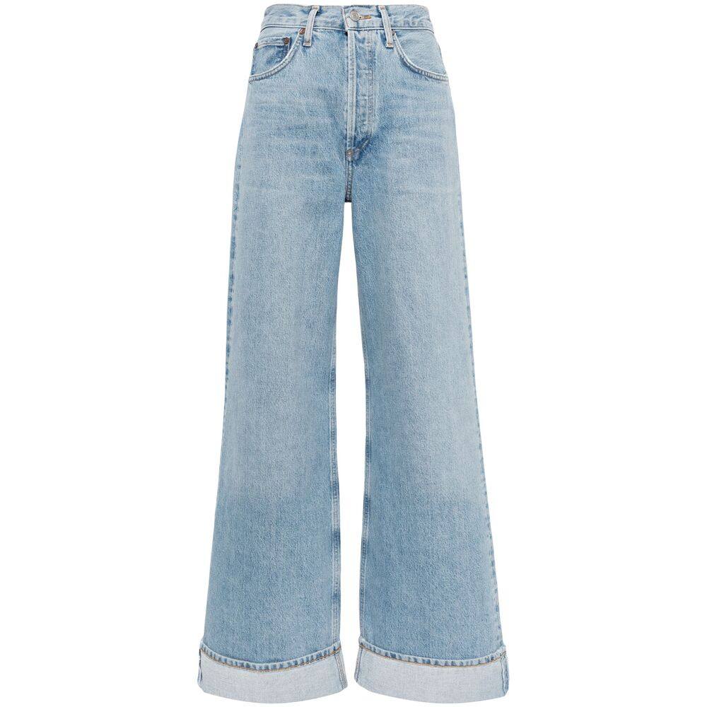 Agolde Dame High-rise Wide-leg Jeans