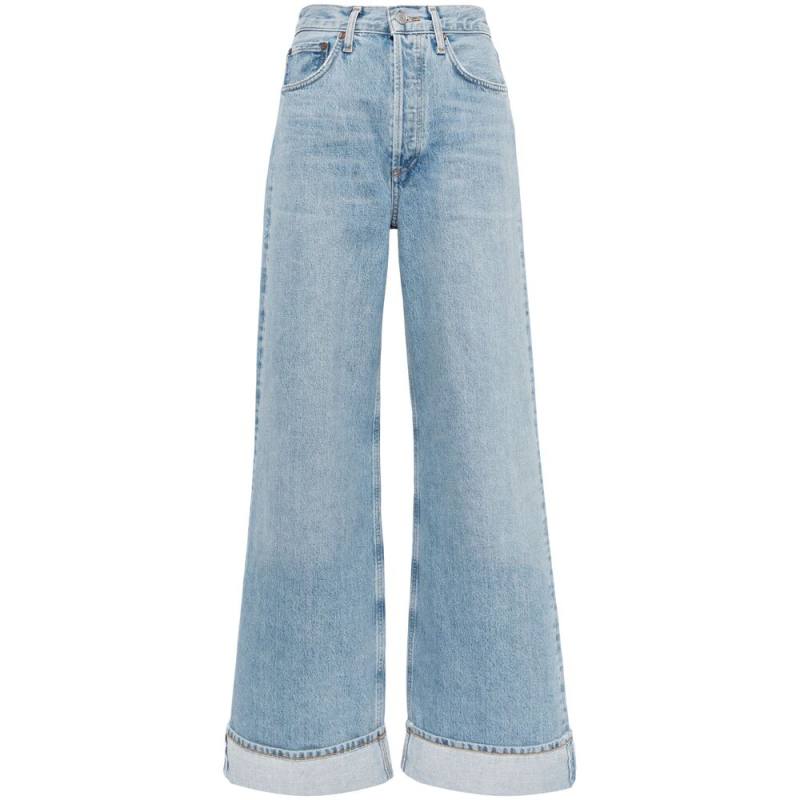 Agolde Dame High-rise Wide-leg Jeans