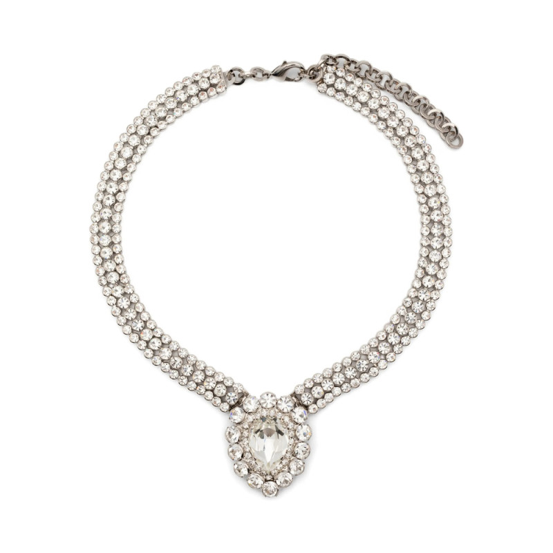 Alessandra Rich Crystal-embellished Necklace