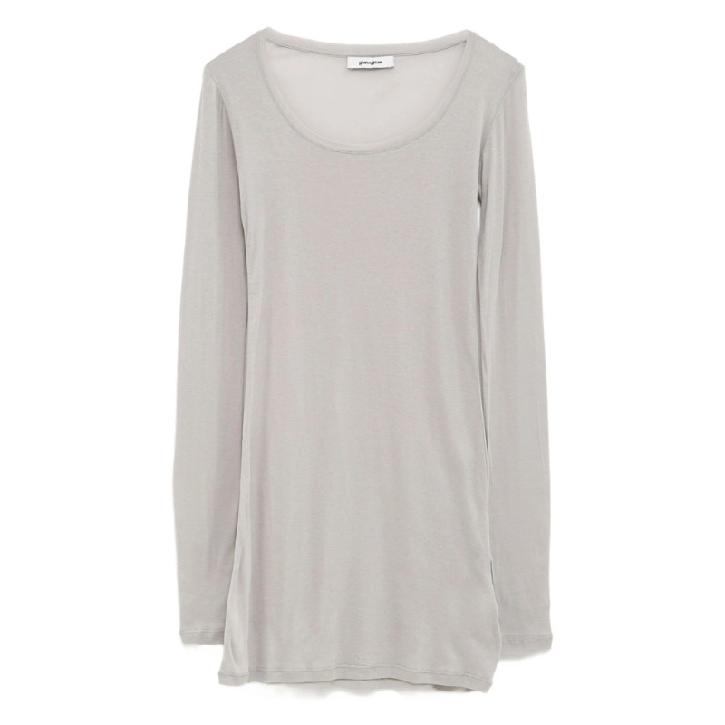 Gimaguas Bahmon Scoop-neck Long-sleeve Mini Dress