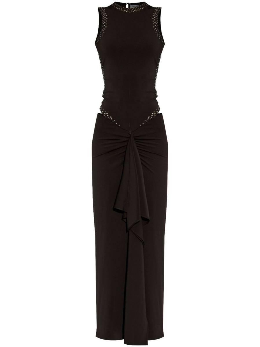 rhinestone-embellished dress