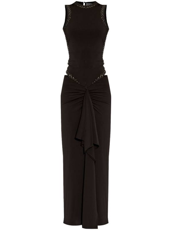 rhinestone-embellished dress