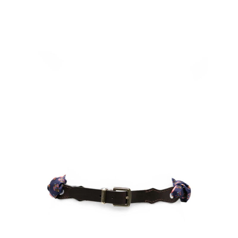 Etro Paisley-print Leather-panel Belt