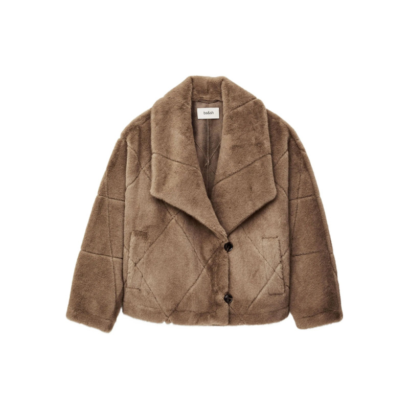 Ba & sh Pinie Button Quilted Jacket