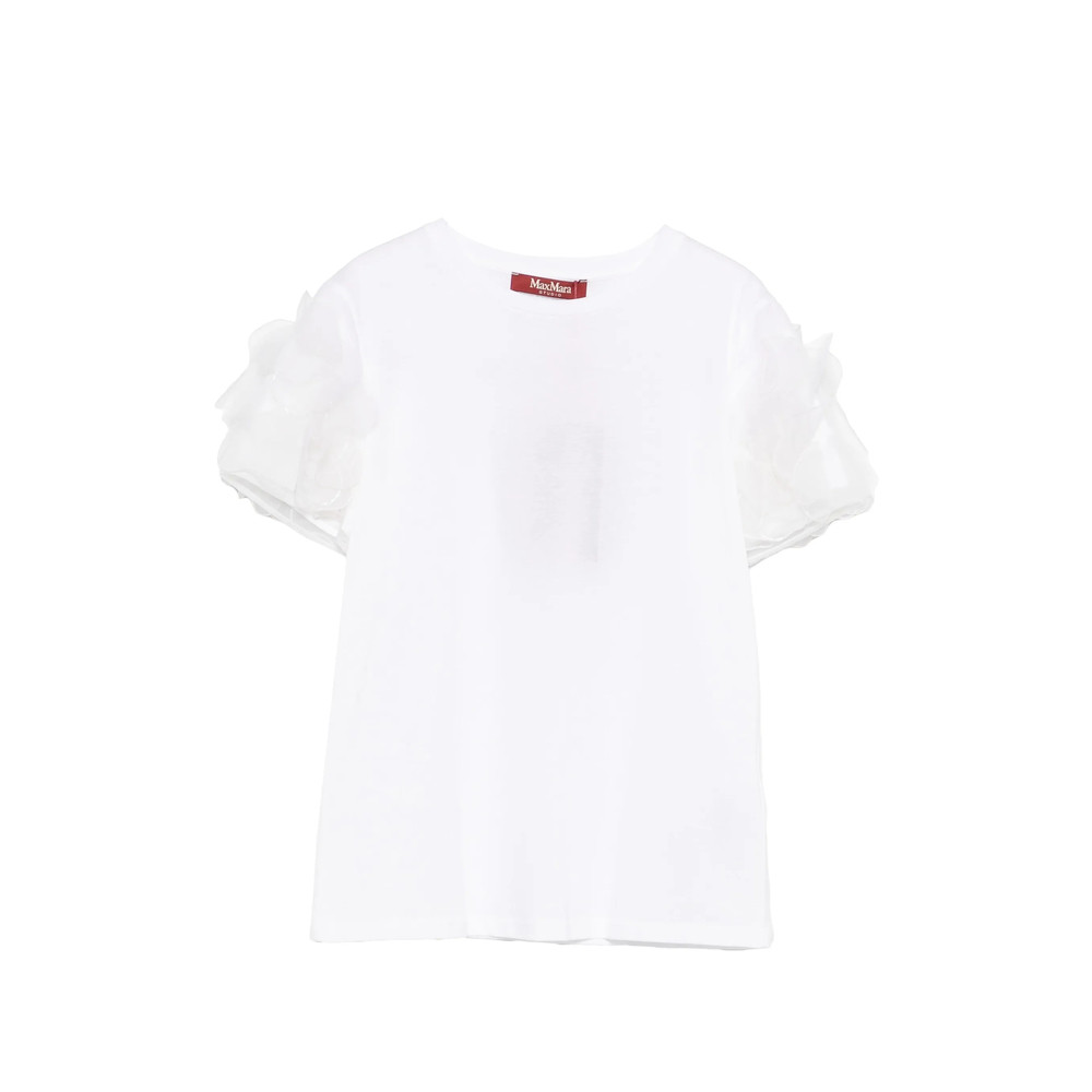 Max Mara Studio Ruffled Sleeve T-shirt