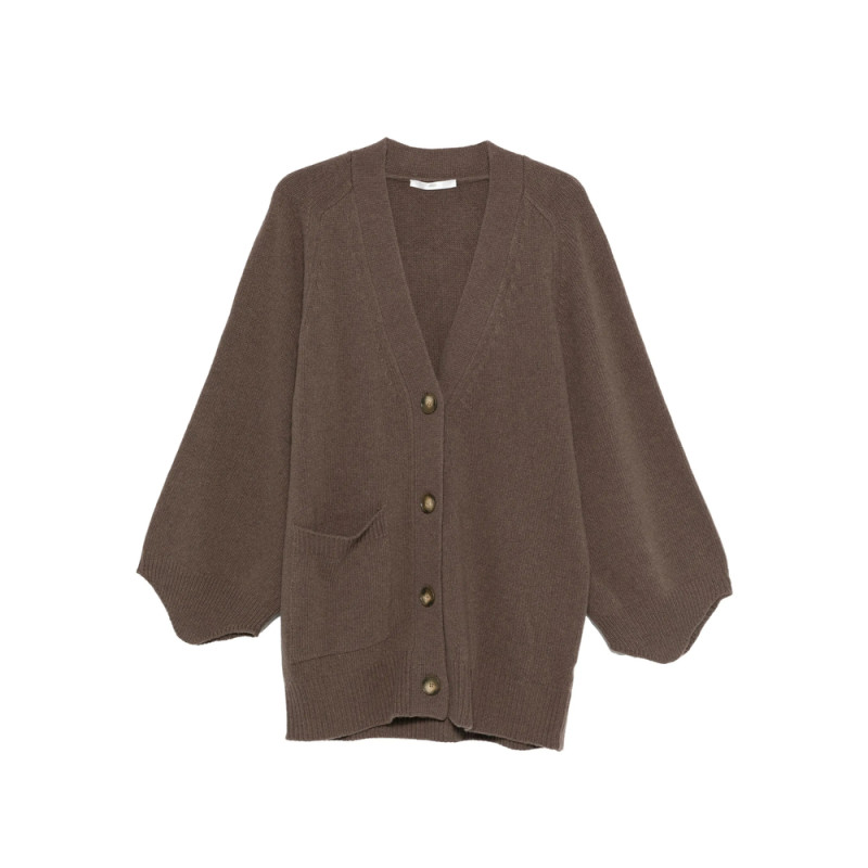 3311 Patch-pocket Buttoned Cardigan