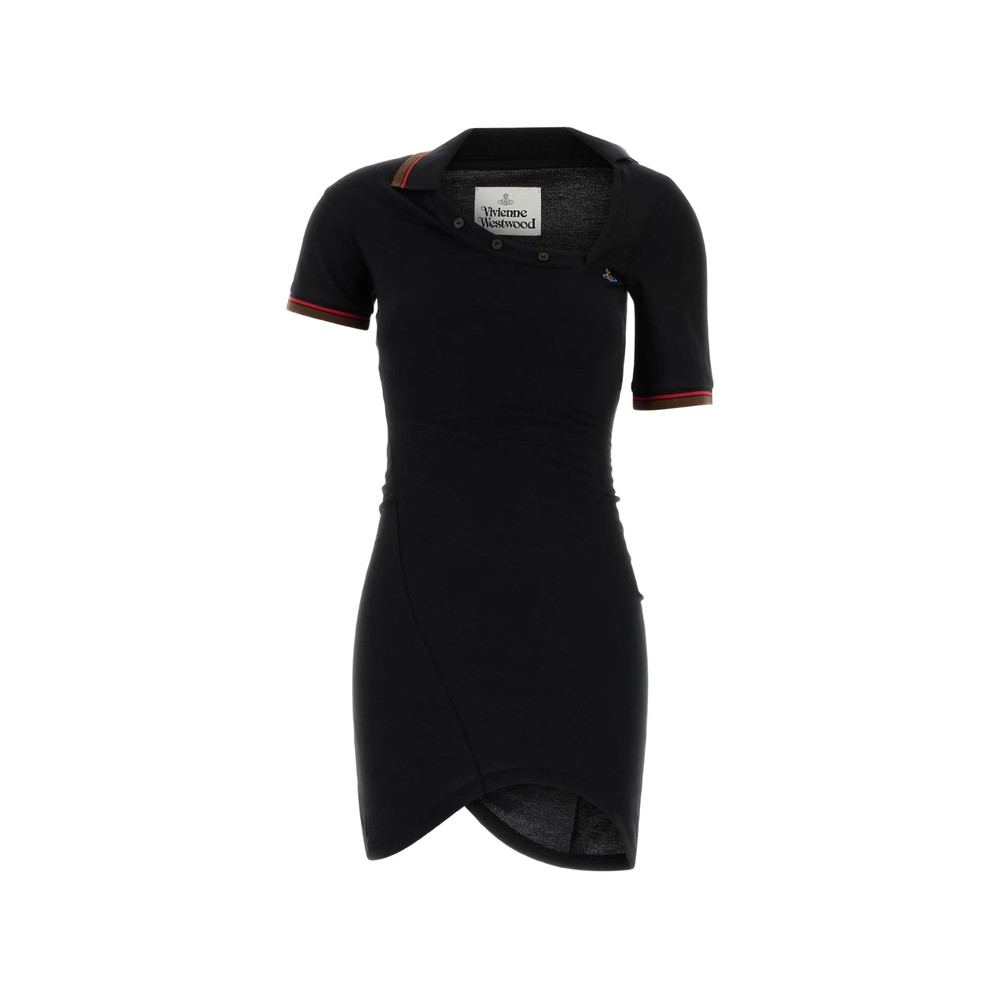 Vivienne Westwood Glory Cotton Asymmetric Polo Dress