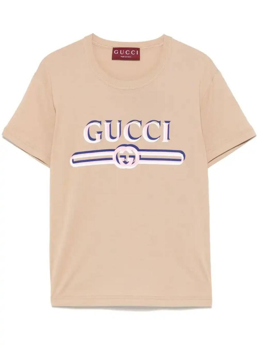printed cotton T-shirt