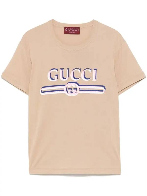 printed cotton T-shirt