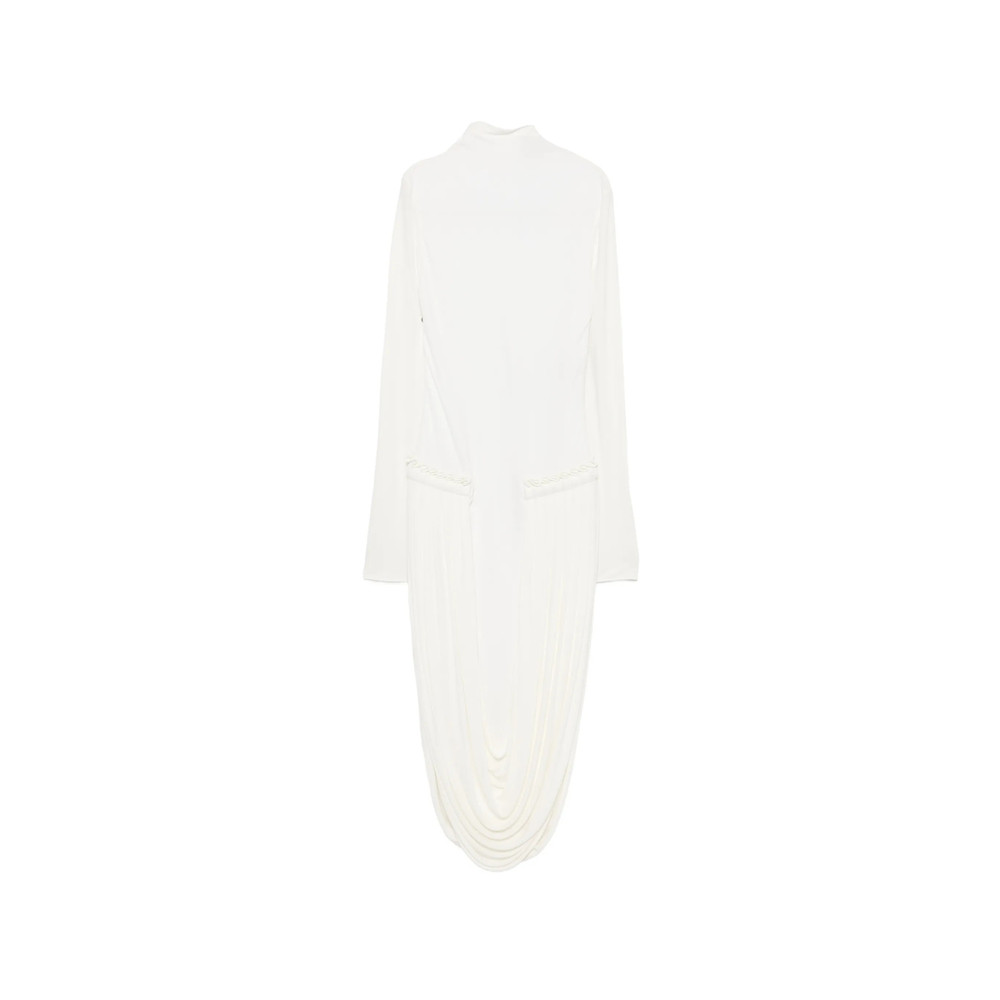Stella Mccartney Draped-detail Midi Dress