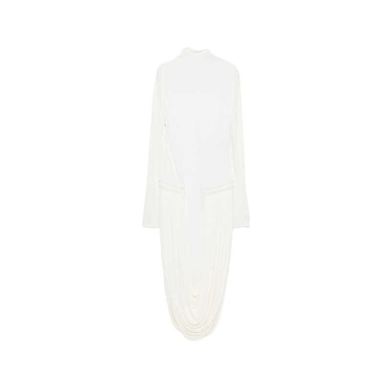Stella Mccartney Draped-detail Midi Dress