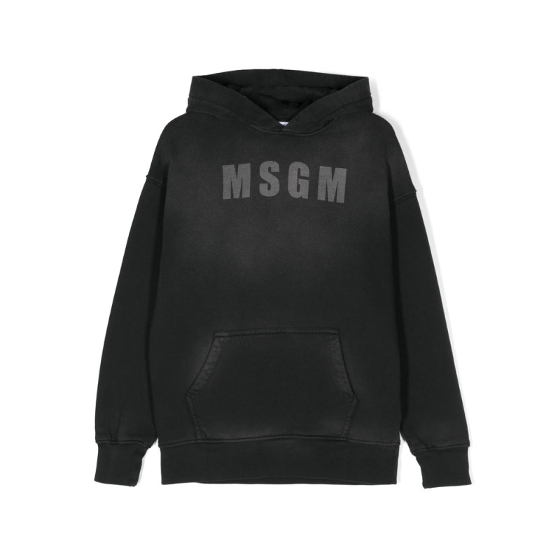 Msgm Logo-print Hoodie