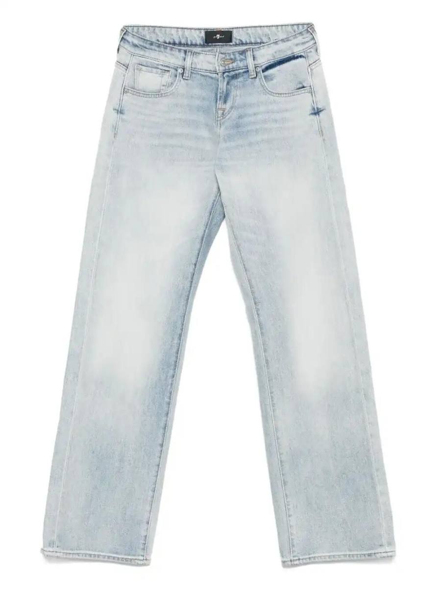 straight-leg jeans