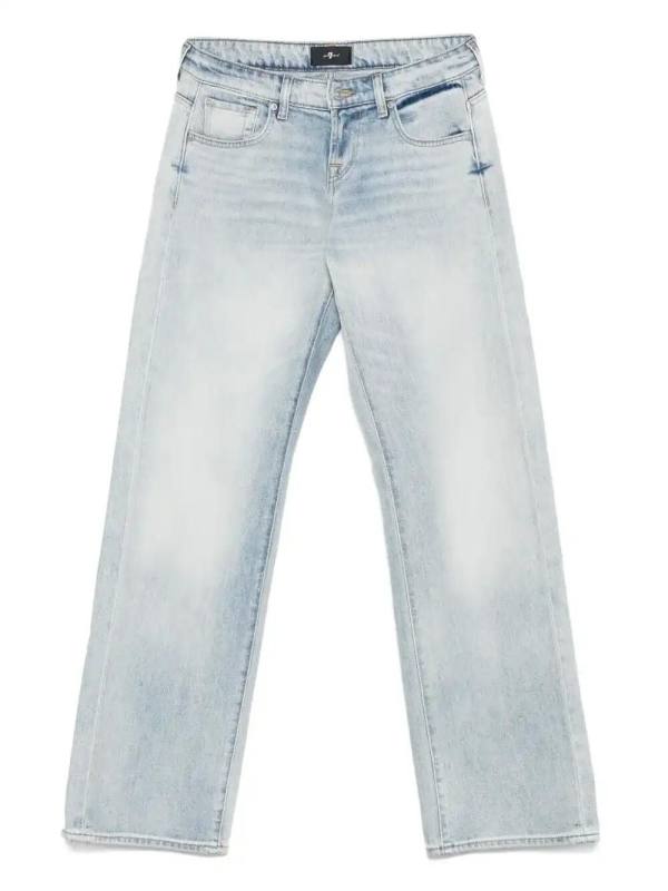 straight-leg jeans